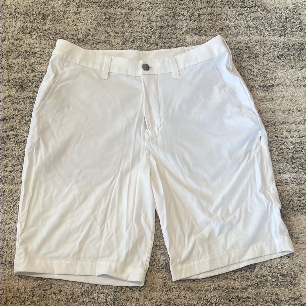 Lululemon men’s white golf shorts